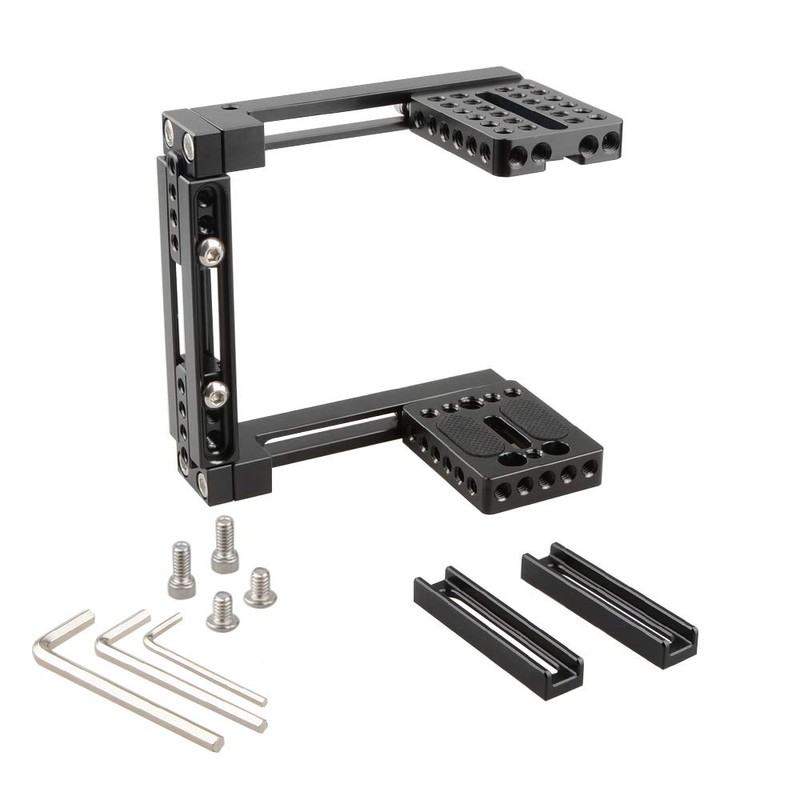 CAMVATE Left and Right Hand Camera Cage, Universal C-Shaped Cage,