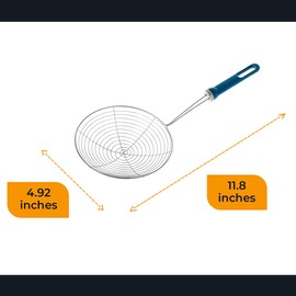 Spider Skimmer - Stainless Spoon Strainer - Handle Steel Wire for Cooking