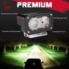 OFFROADTOWN 3 Inch LED Pods 40W Driving Light Bar Off