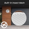 Repa Market 8 Inch (Opening Dimensions) Air Vent Covers/Black Galvanized