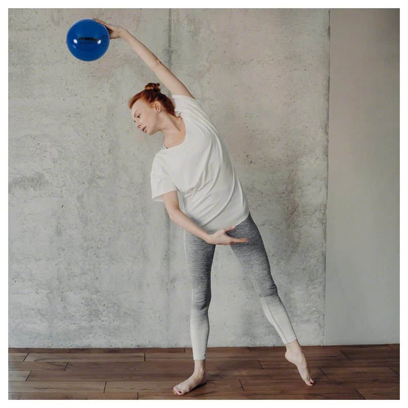 Gymnastic Fig Standard Unvarnished, Diameter: 19 cm, Colour: Blue