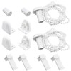 Set of 2 Replacement Roller Blind Klemmfix (17 mm /