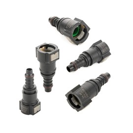 LST Fuel Line Connector Quick Coupling 9.89 mm Straight Pack of 5