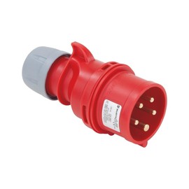 Würth CEE Plug 16A 5-Pin 6h IP44/IP54 - Robust Industrial Plug with Screw Terminals for Workshop, Construction Site & Industry