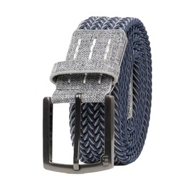 TravisMathew Men's Cheers 2.0 Belt, Dark Blue/Dark Grey, S
