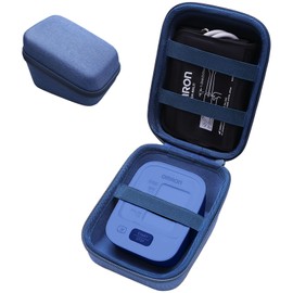 LTGEM Case Compatible with OMRON Bronze BP5100 / BP5000 / 5 Series BP742N Blood Pressure Monitor, Case Only, Blue