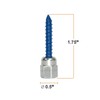 Sammys 8060925-25 Vertical Anchor Super Screw with 1/2 in. Threaded