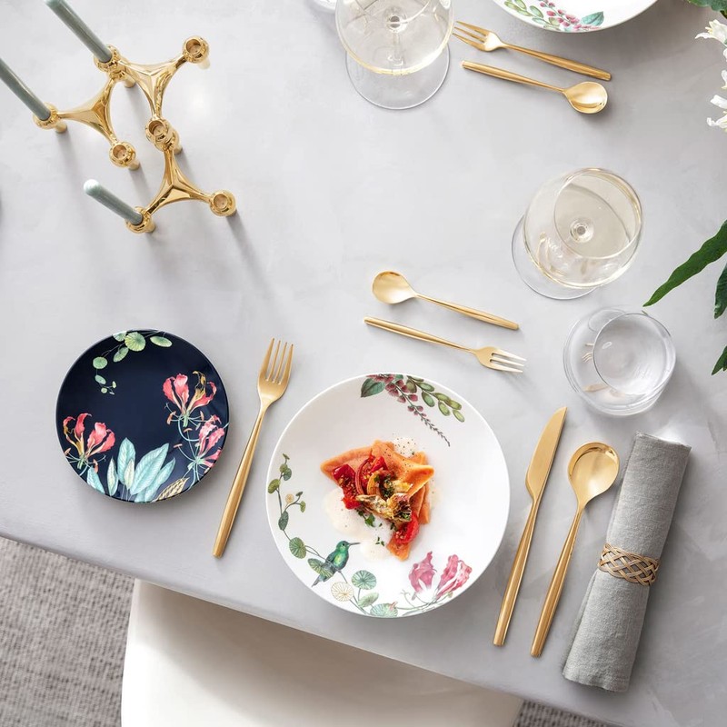 Villeroy & Boch Signature Avarua Bread Plate, 16 cm, Blue/Multi-Coloured