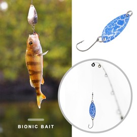 The Lord of the Tools 10PCS Trout Spoons Bait Hard Fishing Lures Sinking Metal Spoons Sinker Spoon Jigging Lures Bait Fishing Spoons Artificial Bait for Trout Bass