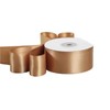 Luuao 1 1/2 Inch Double-Faced Champagne Gold Satin Ribbon, 50 Yards Fray-Resistant Craft Ribbon for Gift Wrapping, Floral Bouquets, Wedding Decorations， DIY Projects