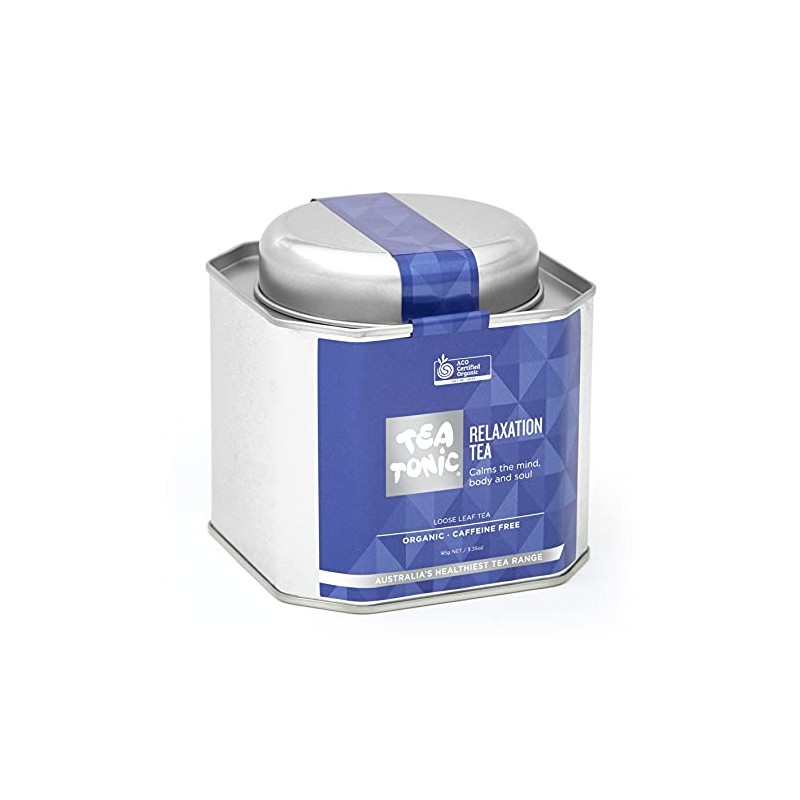 Relaxation Tea Loose Leaf Caddy Tin