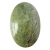 Lovionus89 Green Jade Polished Stones, Oval Palm Pocket, Healing Crystal