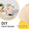 12 PCS Plywood Sheets, 200×100×2mm Wood Planks, Basswood Sheets, for