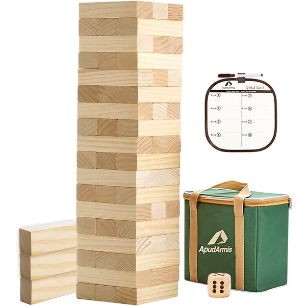ApudArmis 54 PCS Tumble Timber Set [Up to 3.2FT], Pine