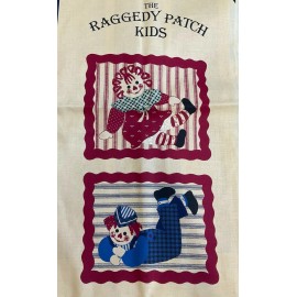 THE OLD COUNTRY STORE RAGGEDY PATCH KIDS WALLHANGING PANEL