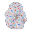 FlapJackKids - Sun Hat Neck Cape - Multi Dino -