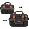 WELKINLAND 30-Pockets Canvas tool bag, 14-Inch Heavy Duty tool bag,