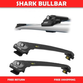 Turtle Infiniti QX80 (Z62) 2014-2023 For Roof Rack Cross Bars Black Pair