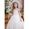 ABAO SISTER Flower Girl Dress Embroidery Tulle Lace for Kid