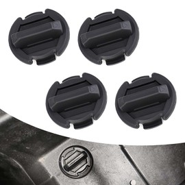 4 PCS Floor Drain Plug, Polaris General Twist-on Floor Drain Plug, OE: 8414694/5414694, Compatible with Polaris 2014-2017 RZR XP 1000 2015-2017 RZR 900 2015-2017 RZR 900 S 2016-2017 RZR Turbo (Black)