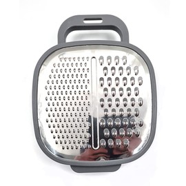 2-in-1 Cheese Grater with Container – Handheld Food Grater with Handle and Storage Box – Easy-Grip, Mess-Free Kitchen Tool – 17x5x17cm