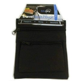 Travel Secure Neck Pouch Passport Card Ticket Money Secret Wallet Holster Bag