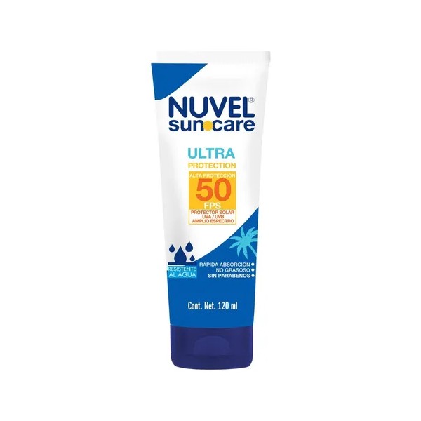 Protector Solar en Crema Nuvel SunCare FPS 50 Ultra Protection