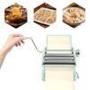 Stainless Steel Manual Pasta Maker Machine, with 6 Adjustable Thickness