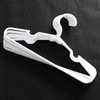 MJRASG 120 Pack White Plastic Non-Slip Baby Hangers, Heavy Duty,