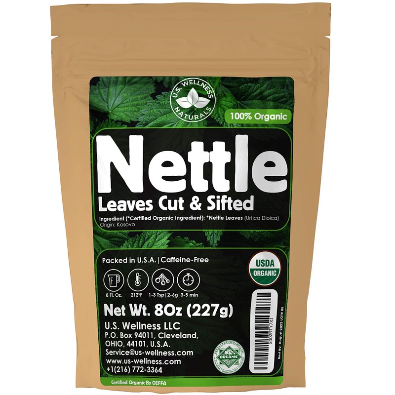 Nettle Tea - 8Oz (REAL WILD HARVEST) | 100% USDA