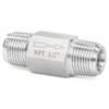 ChillWaves 304 Stainless Steel In-Line Siamese Check Valve 1/2" NPT