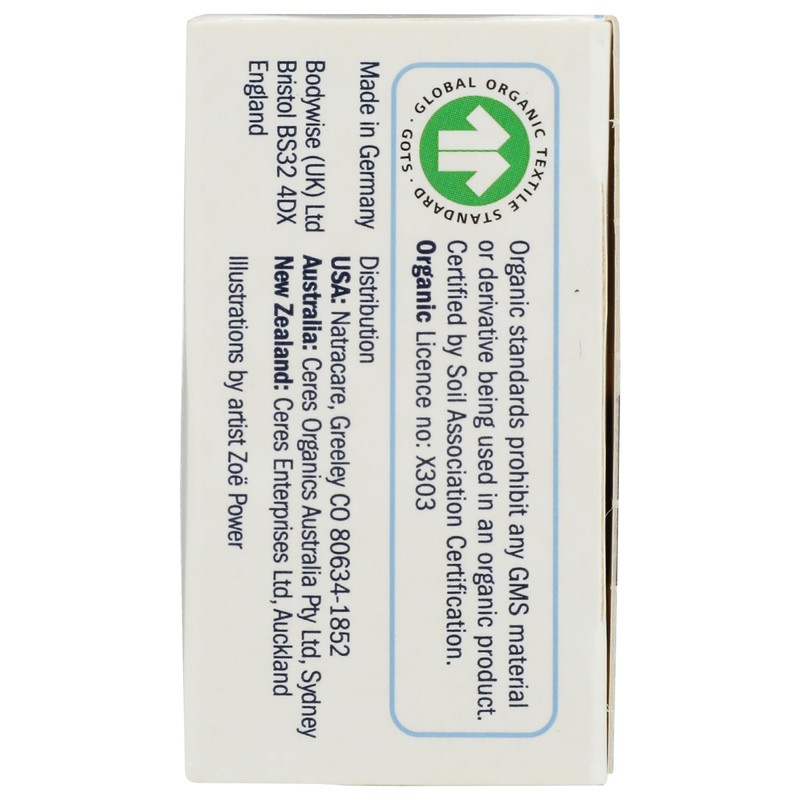 Natracare 2000 Organic All Cotton Non-Applicator Tampons 20 Count