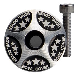 Yerleomit Headset Cap Blue Bicycle Ahead Cap MTB Headset Stem Top Cap Aluminium for 28.6 mm Fork Diameter Bicycle MTB Road Bike