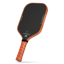 Pickleball Paddles,2025 Carbon Fiber Pickleball Paddle,3K Raw Carbon Fiber Surface with High Grit and Spin,T700SC Racket with High Level of Power Control & Balance,USAPA Approved(A-Brown-16mm)