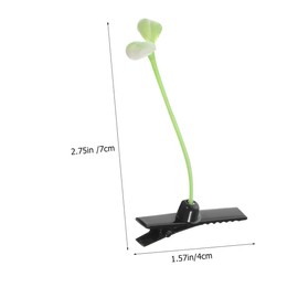 Healvian 50pcs Adorable Sprout Hair Clips for Girls Mini Kawaii Hairpins for Fine Hair Plant-Themed for Boys and Girls and Women