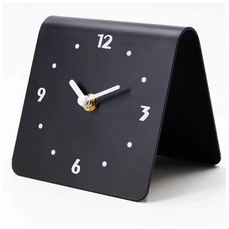 NOENNULL Bedside Clock, Silent Desk Clock, Table Clock, Simple, Modern,