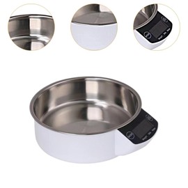 Milageto Kitchen Scale 5kg/1G Accurate Measuring, Stainless Steel Baking Scale, Electronic Food Scale, for Kitchen Cooking Home Baking