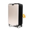 OrgaWise Clear Luggage Cover, For Suitcase Tsa Approved Transparent TPU