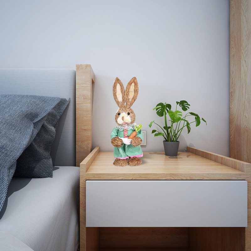 Easter Simulation Home Garden Decoration Cartoon Photography Props Straw
