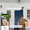 Ctronics PTZ Dome WiFi Outdoor Security Camera, 1080P IP Camera,