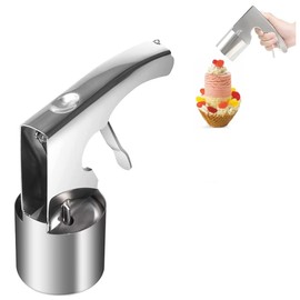 Easy Release Trigger Ice Cream Sandwich Scoop for Big Volumes | Nostalgic Old Fashioned Ice Cream Scooper, Designed In a Classic Cylindrical Style Scoop Disher