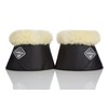 LeMieux Lambskin Wrap Round Over Reach Boots - Black, Medium