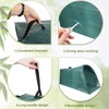 Leaf collector leaf scoop,Foldable yard waste bag,Extra large lawn bags