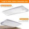 Flexible Plastic Shims 12pcs Kit Size Variety | Clear Leveling