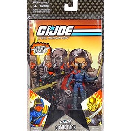 G.I. JOE Hasbro 25th Anniversary 3 3/4" Wave 5 Action Figures Comic Book 2-Pack Destro vs. Iron Grenadier