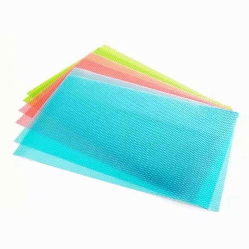 Prettyui 4 Pcs Fridge Liners, Fashion Refrigerator pad Antibacterial antifouling