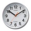 Landex YW9162SV Wall Clock, Radio Controlled, Analog, Mini Plus, Diameter