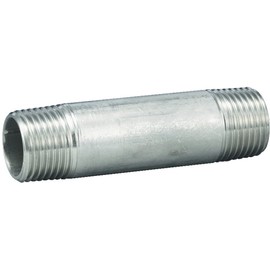 Flowbal Screw Fitting SUS316 Double Length Nipple VLN-316-03050 3/8x50