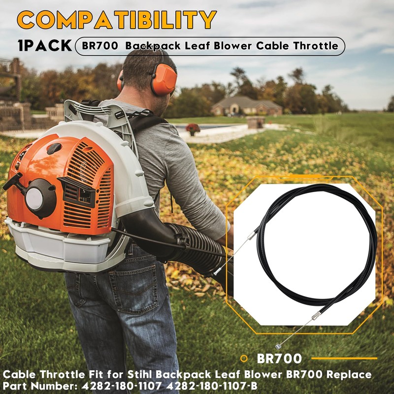 BR700 Cable Throttle Fit for Stihl Backpack Leaf Blower Replacement