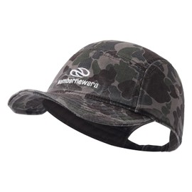 Gvatasz Camouflage Short Brim Baseball Cap Soft Bill 5 Panel Trucker Hat Fashion Umpire Hats Golf Sun Hat,Green